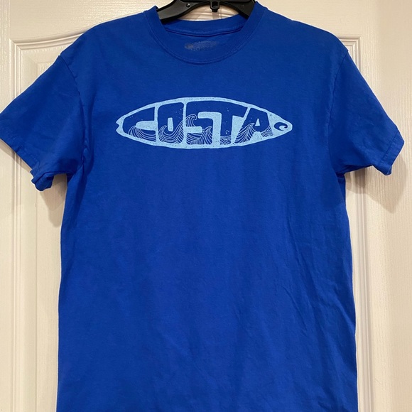 Costa Other - Mens Costa Blue Short Sleeve Shirt Size Medium (Like New Condition)